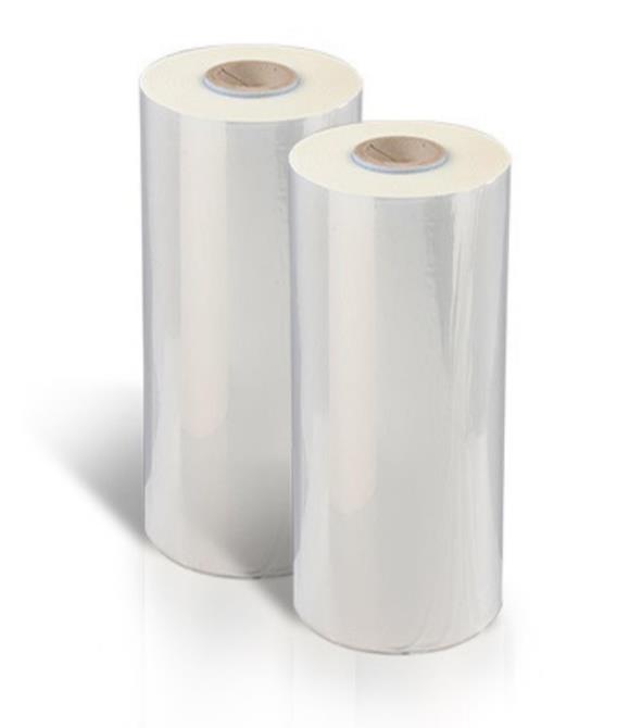 Rolls of clear shrink wrap film